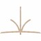 Ekena Millwork Davenport Smooth Timber Gable Bracket, Douglas Fir, 108"W x 72"H x 1 1/2"D x 3 1/2"F, 16/12 Pitch GBW108X72X0204DAV00SDF - alternate 1